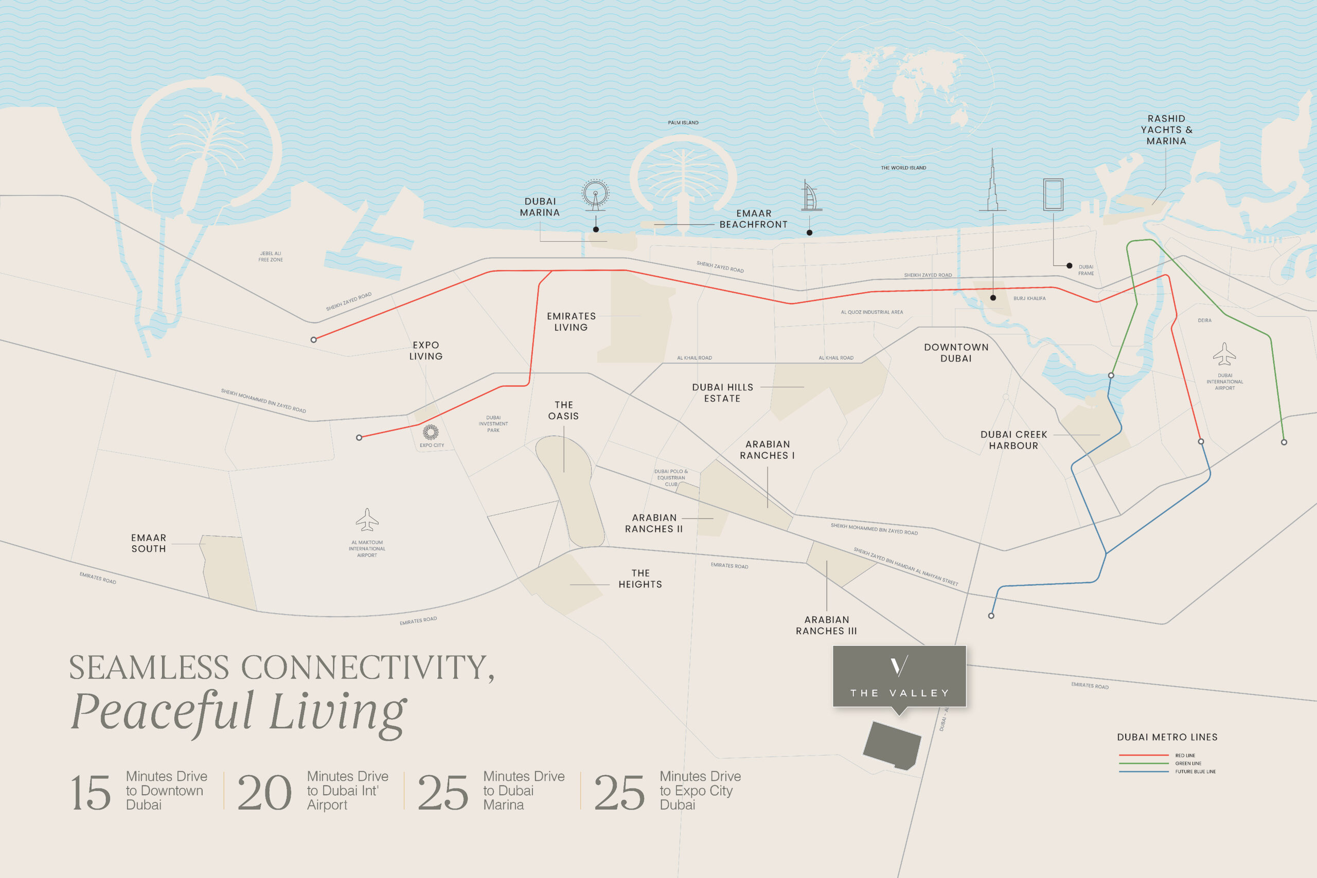 The Valley Master Plan Map